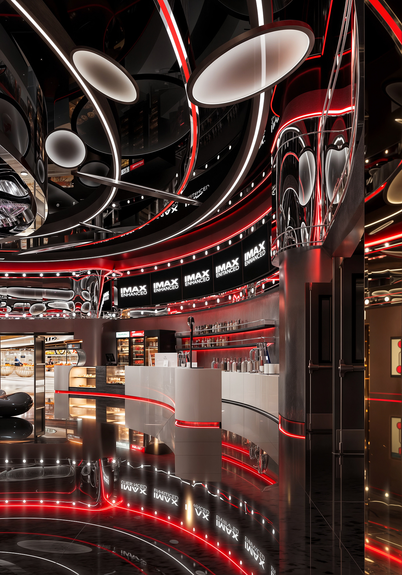 工装—电影院大厅——长沙佐尚视觉（图ZMzkwNzkzMjk2） - 商业空间设计 - 站酷设计师佐尚效果图官方原创素材 - 站酷ZCOOL