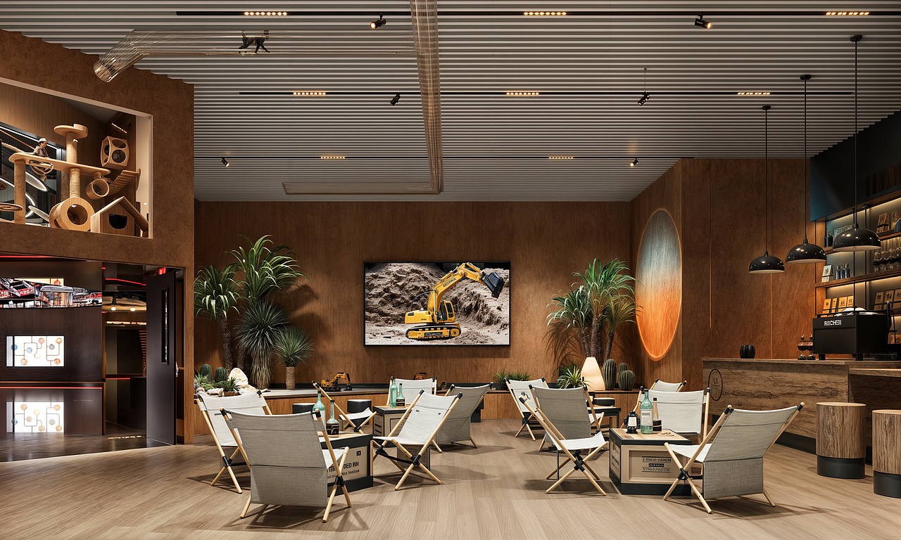 工装—电影院大厅——长沙佐尚视觉（图ZMzkwNzkzMzAw） - 商业空间设计 - 站酷设计师佐尚效果图官方原创素材 - 站酷ZCOOL