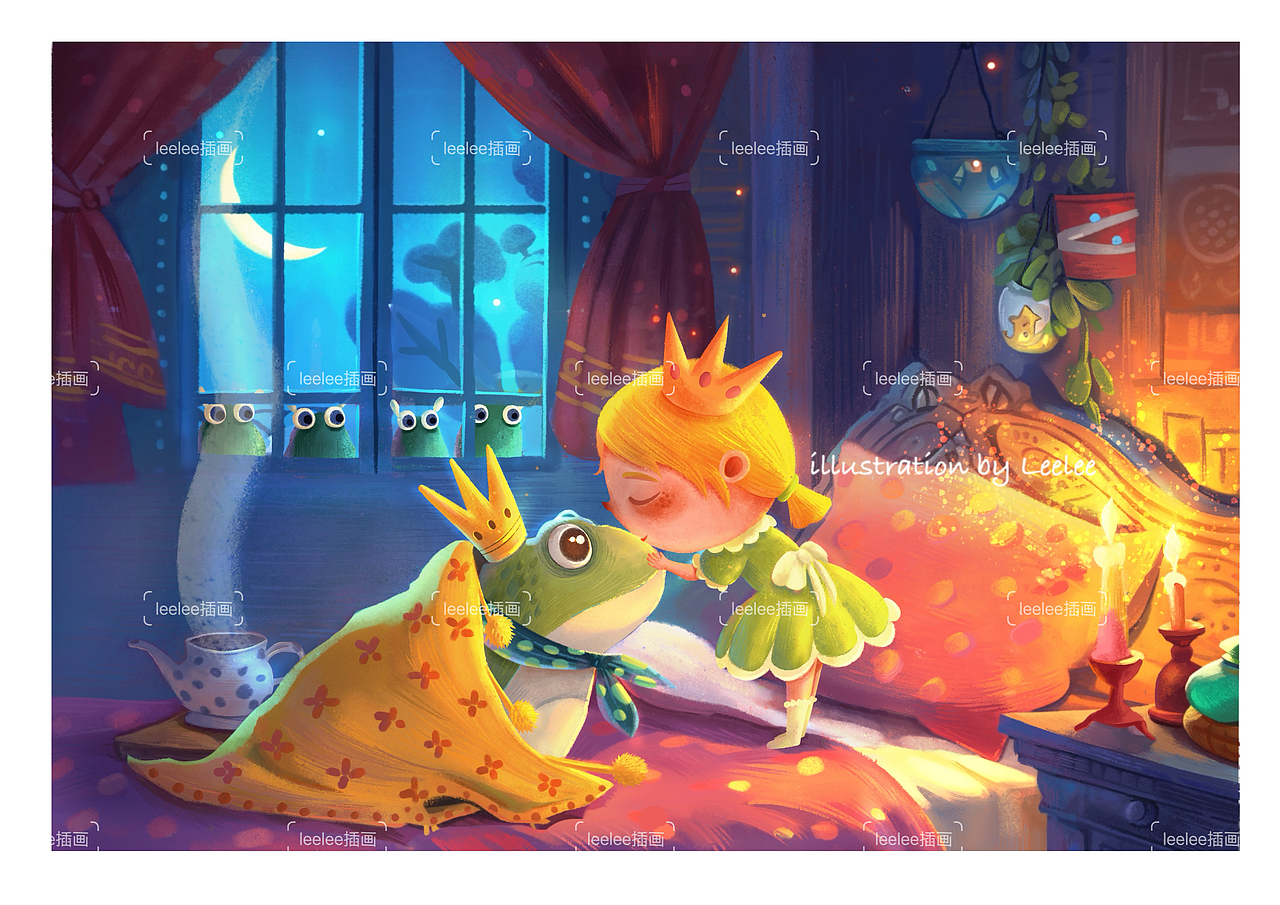 🐸青蛙王子（图ZMzkwNzk0MDMy） - 儿童插画 - 站酷设计师leelee623原创素材 - 站酷ZCOOL