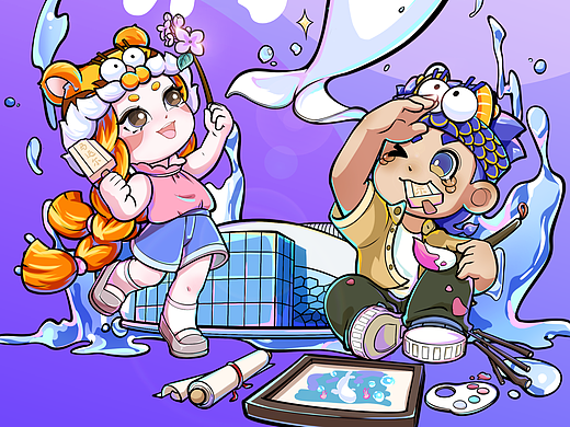 思和文创|小满节气海报|创意插画