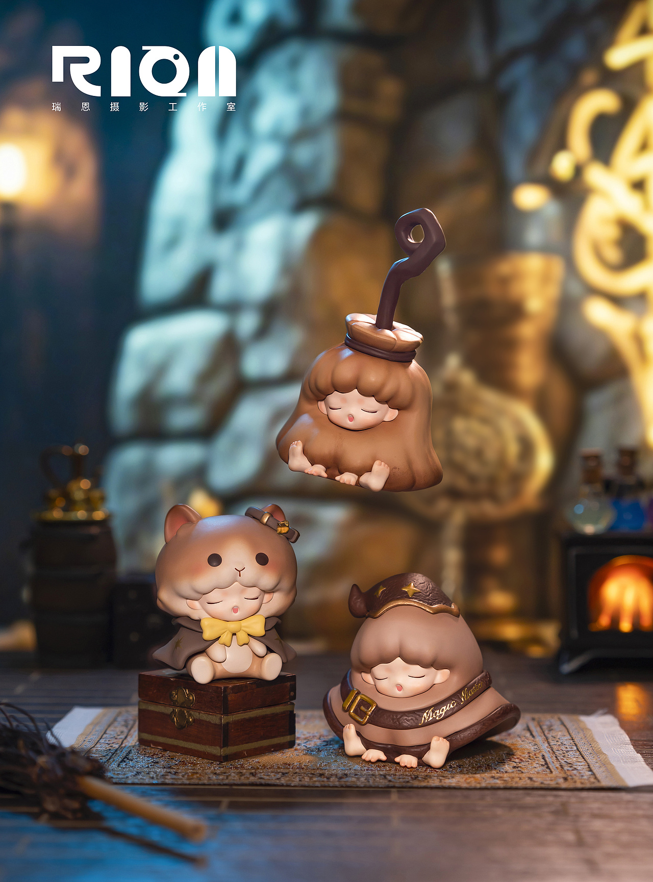 潮玩拍摄丨YUMO云梦魔法修炼手册MINI盲盒定格动画