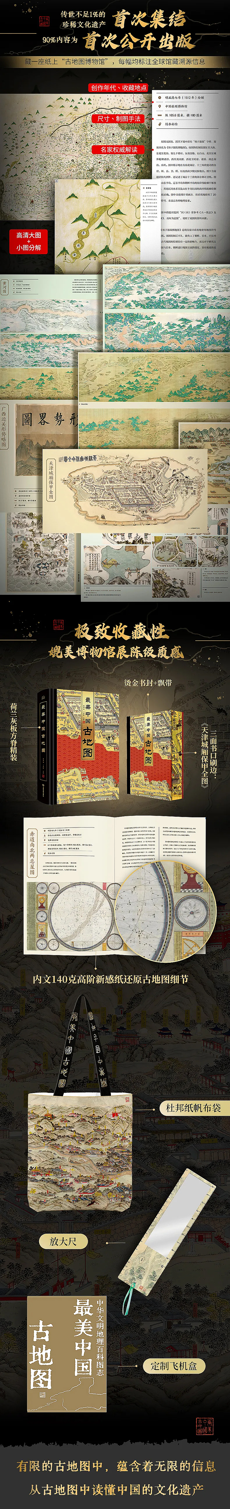 《最美中国古地图》众筹项目装帧设计