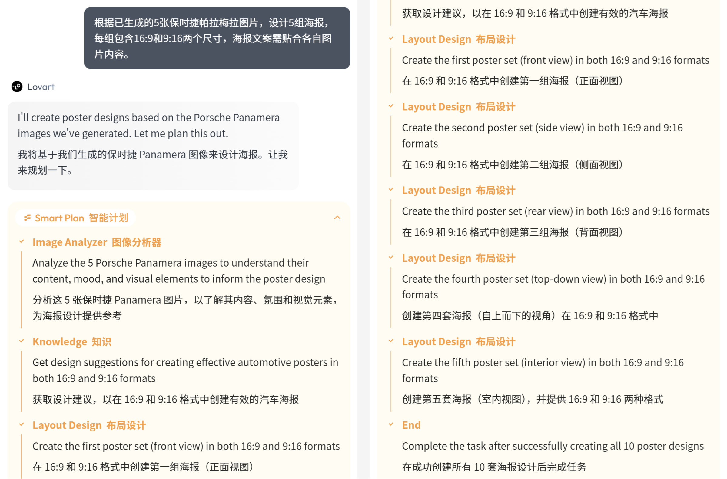 一句话搞定全套设计?Lovart AI 全自动设计实测体验