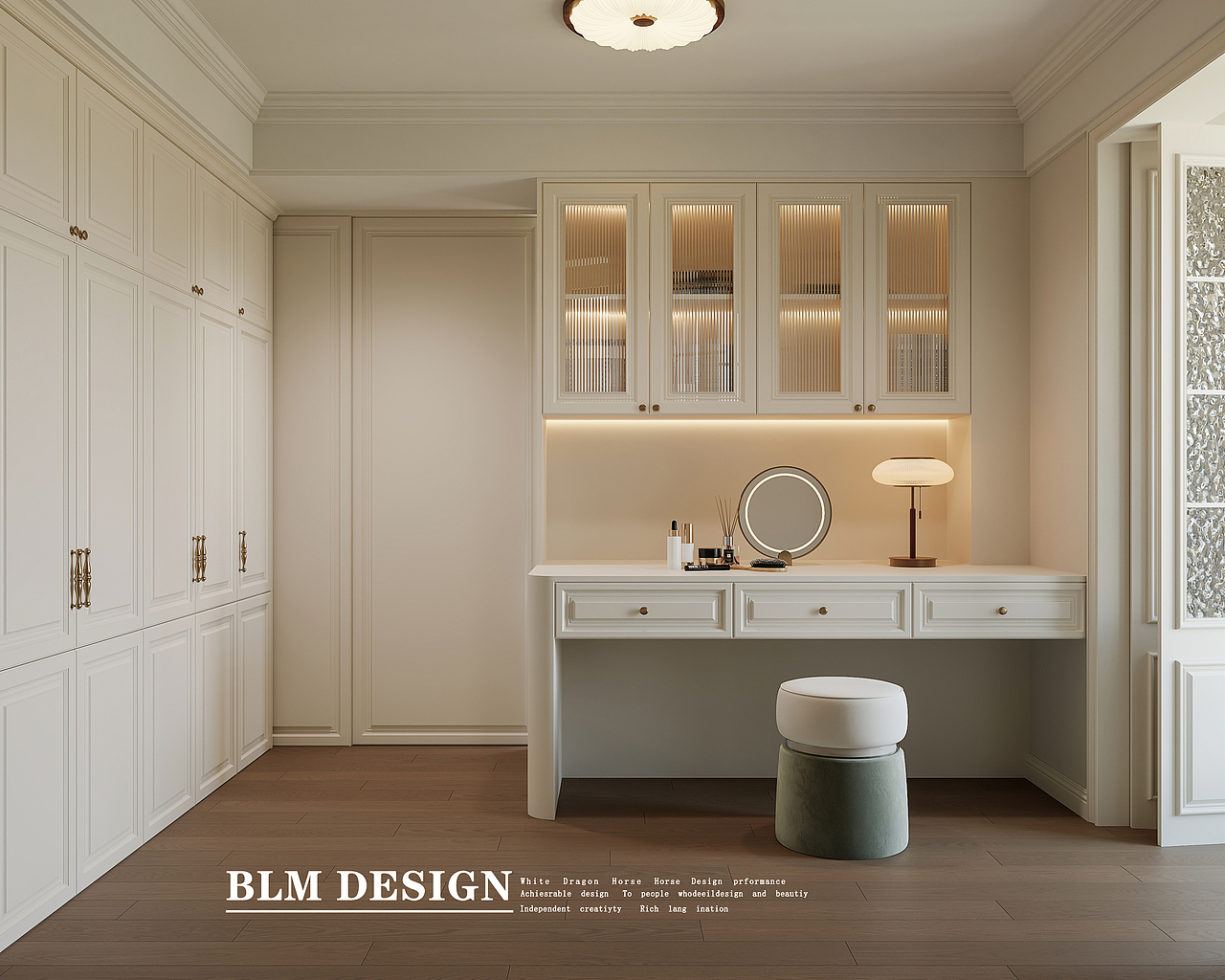 美式-白龙马效果图