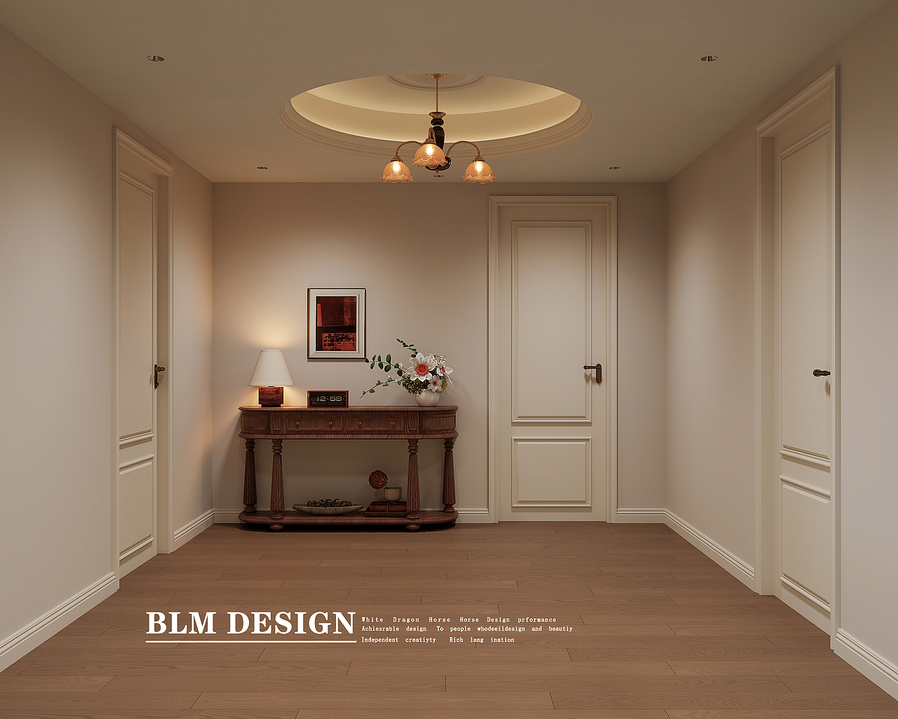 美式-白龙马效果图