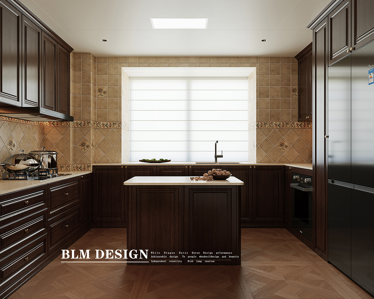 美式-白龙马效果图