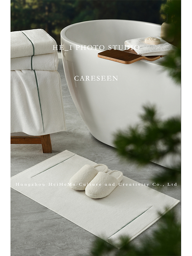 产品摄影「居家卫浴 毛巾 浴巾 地巾拍摄」黑和马