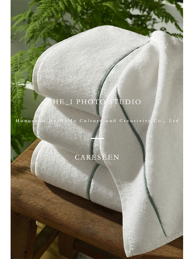 产品摄影「居家卫浴 毛巾 浴巾 地巾拍摄」黑和马