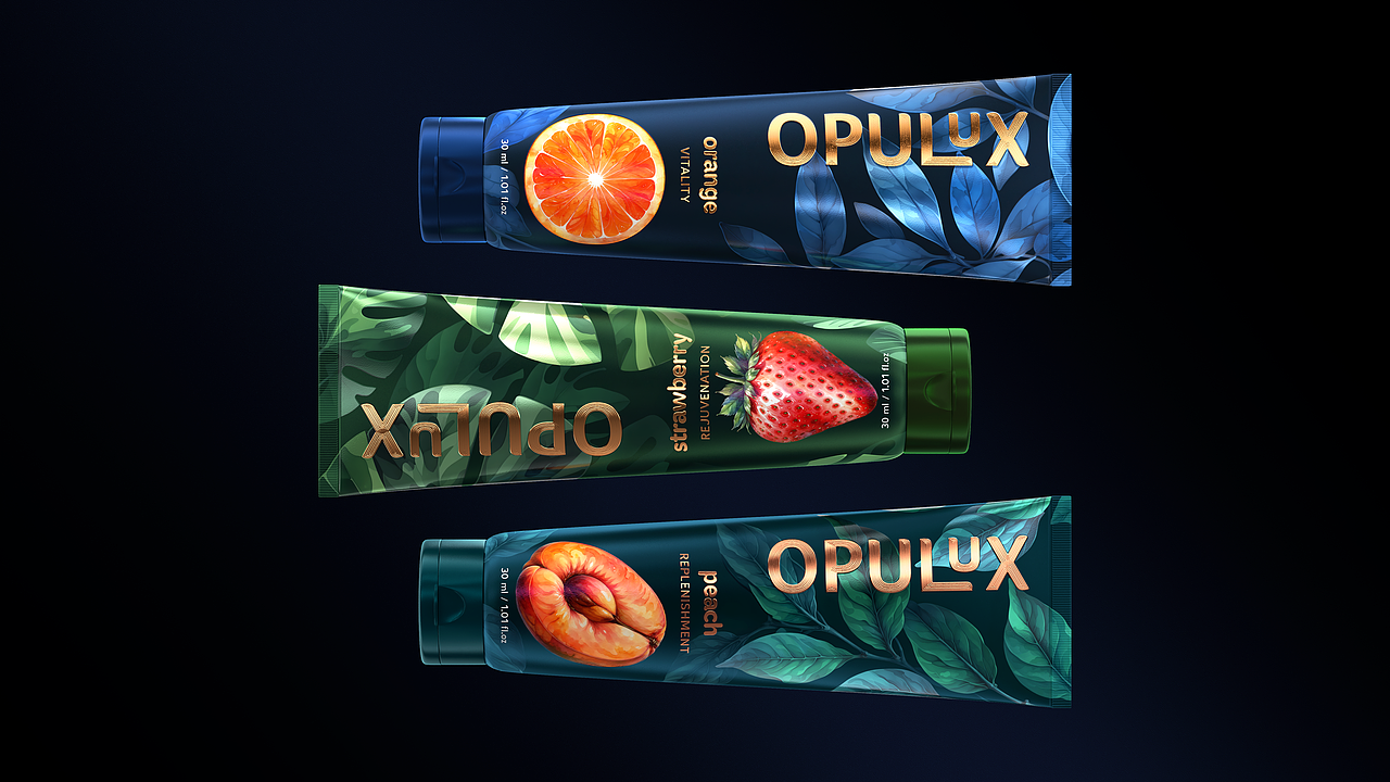 微观世界的温柔触感|Opulux护手霜产品KV设计