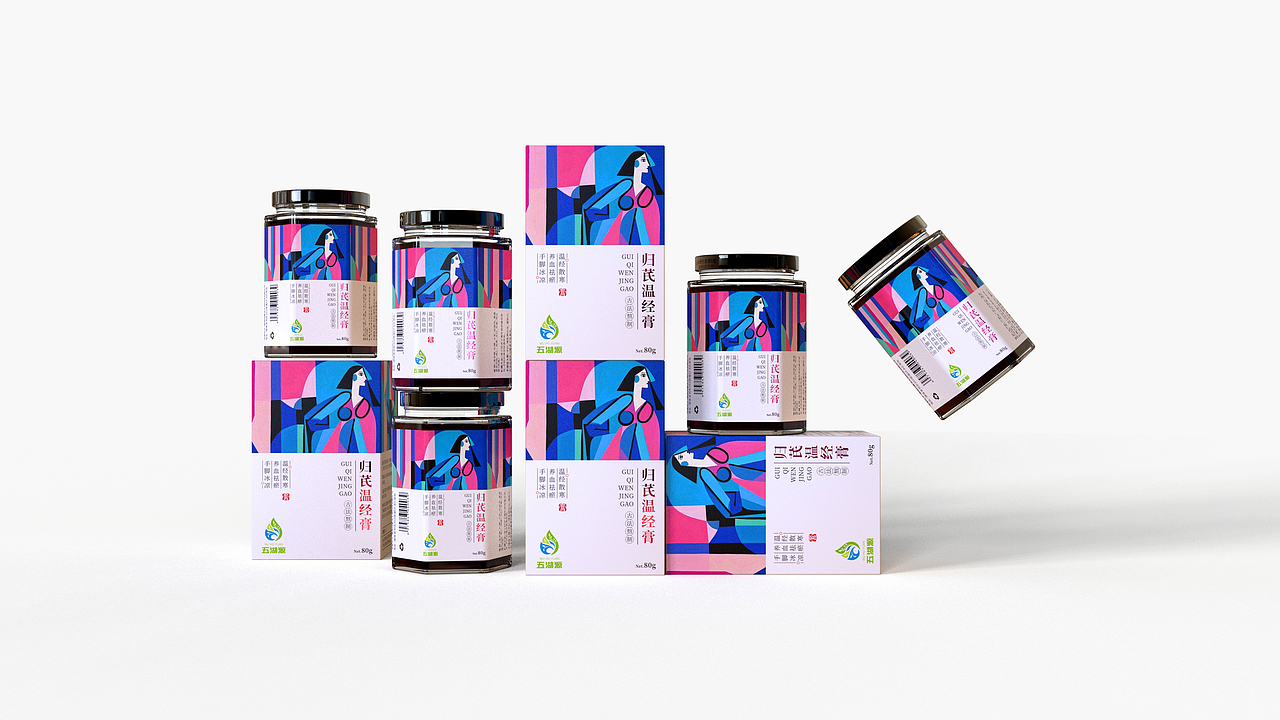 2组温经膏包装设计-悟杰品牌视觉设计（图ZMzkwODM3NjI0） - 包装 - 站酷设计师悟杰品牌视觉设计原创素材 - 站酷ZCOOL