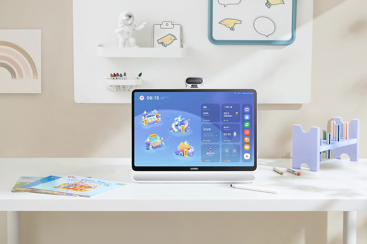 希沃平板学习机W3（图ZMzkwODM4NTE2） - 产品摄影 - 站酷设计师三体广告原创素材 - 站酷ZCOOL