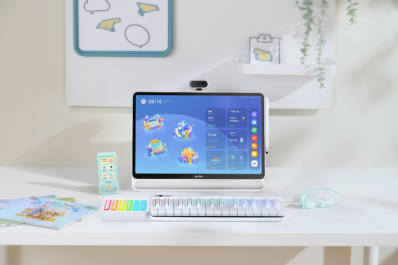希沃平板学习机W3（图ZMzkwODM4NTAw） - 产品摄影 - 站酷设计师三体广告原创素材 - 站酷ZCOOL