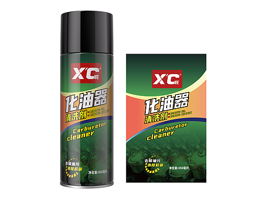 包装设计丨汽车化油器清洗剂-绿色版