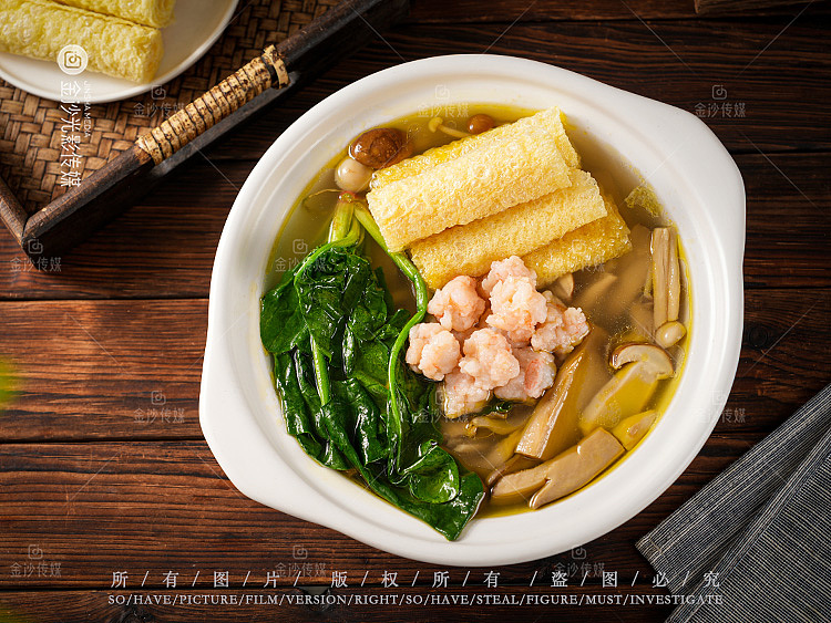 武汉美食拍摄,菌菇汤|螺狮粉|鸡汤