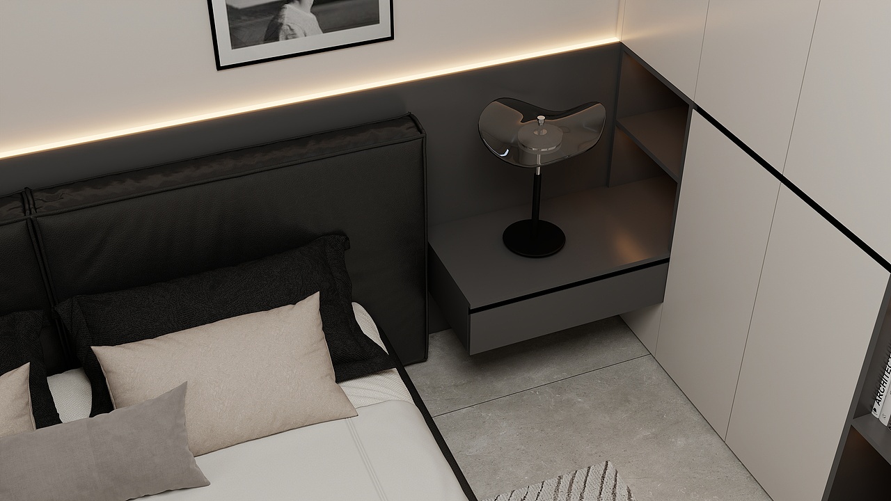 天河区吴女士现代风格案例（图ZMzkwODUwNDcy） - 家装设计 - 站酷设计师广州市至雅装饰原创素材 - 站酷ZCOOL