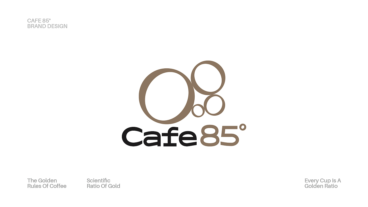 CAFE 85°咖啡品牌设计|美食科学配比 营养黄金比例