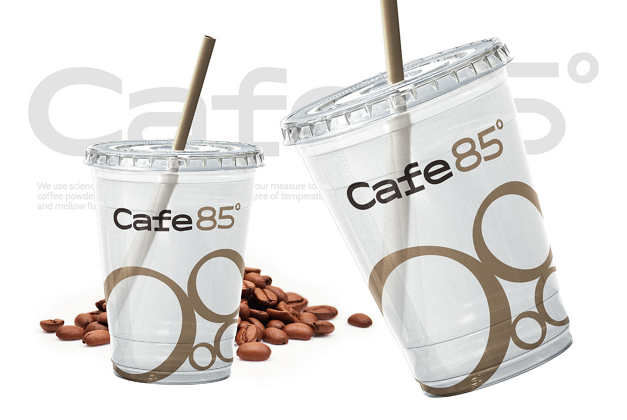 CAFE 85°咖啡品牌设计|美食科学配比 营养黄金比例