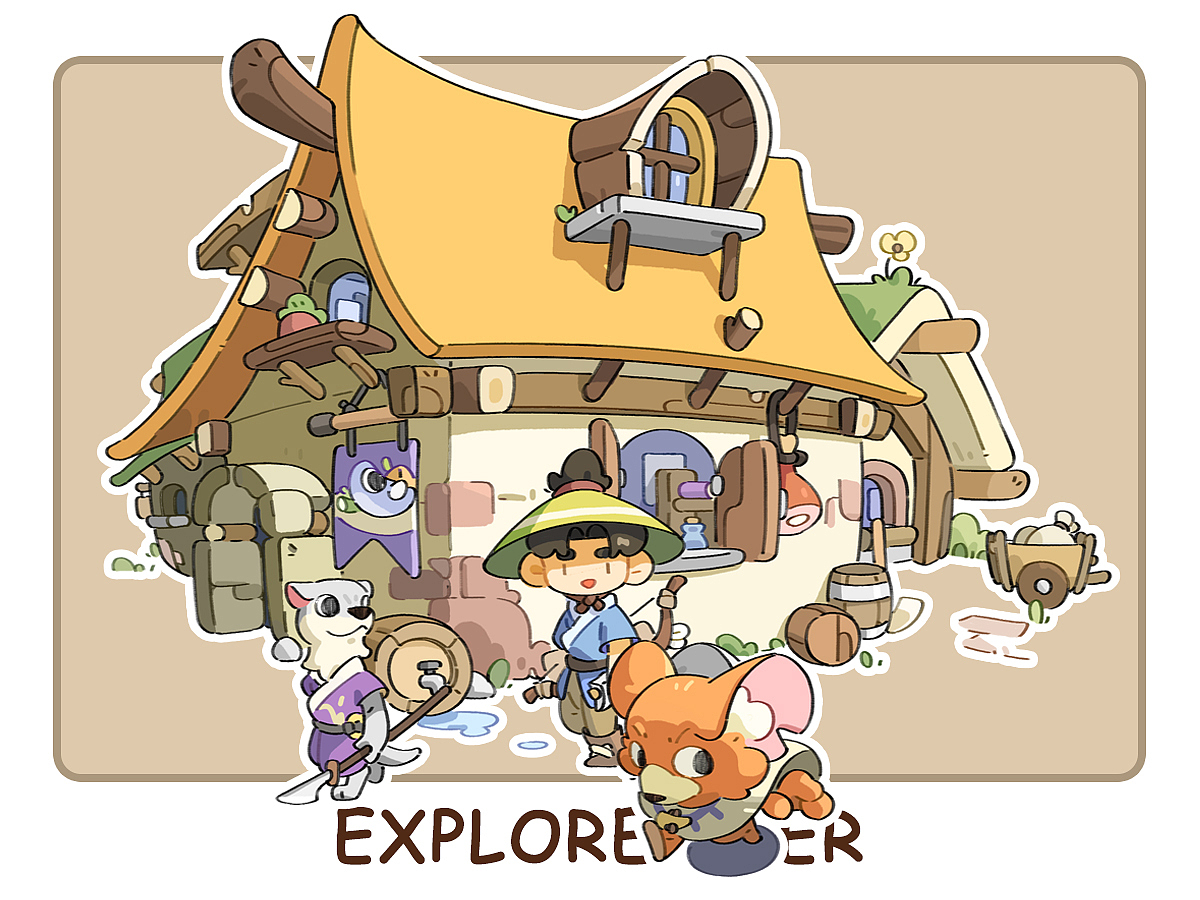 一套探险主题的插图～（图ZMzkwODU2NTk2） - 概念设定 - 站酷设计师马戏团的乌鸭原创素材 - 站酷ZCOOL