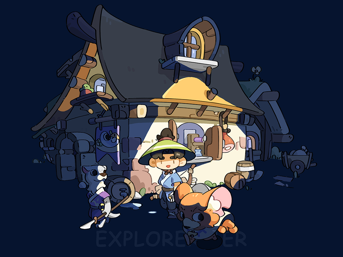 一套探险主题的插图～（图ZMzkwODU2NjAw） - 概念设定 - 站酷设计师马戏团的乌鸭原创素材 - 站酷ZCOOL