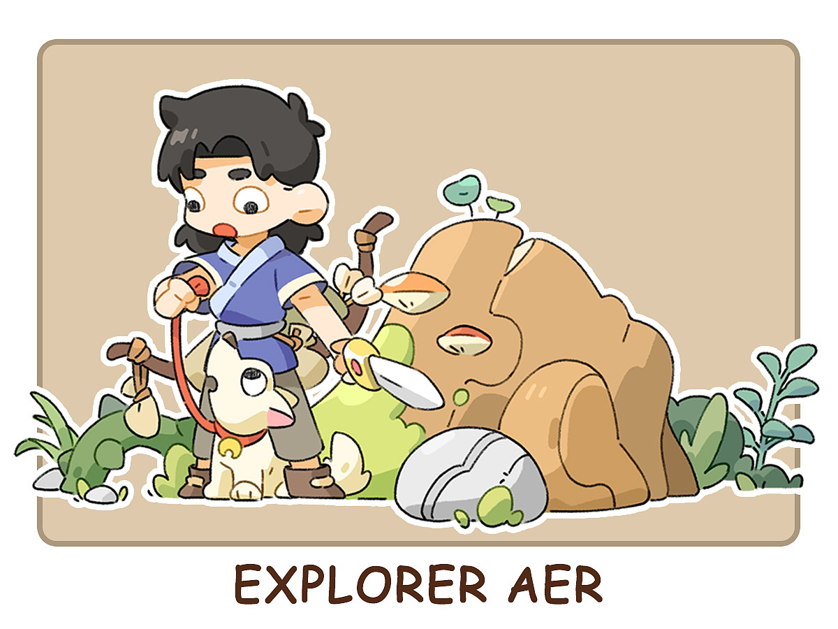 一套探险主题的插图～（图ZMzkwODU2NTc2） - 概念设定 - 站酷设计师马戏团的乌鸭原创素材 - 站酷ZCOOL