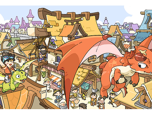 一套探险主题的插图～