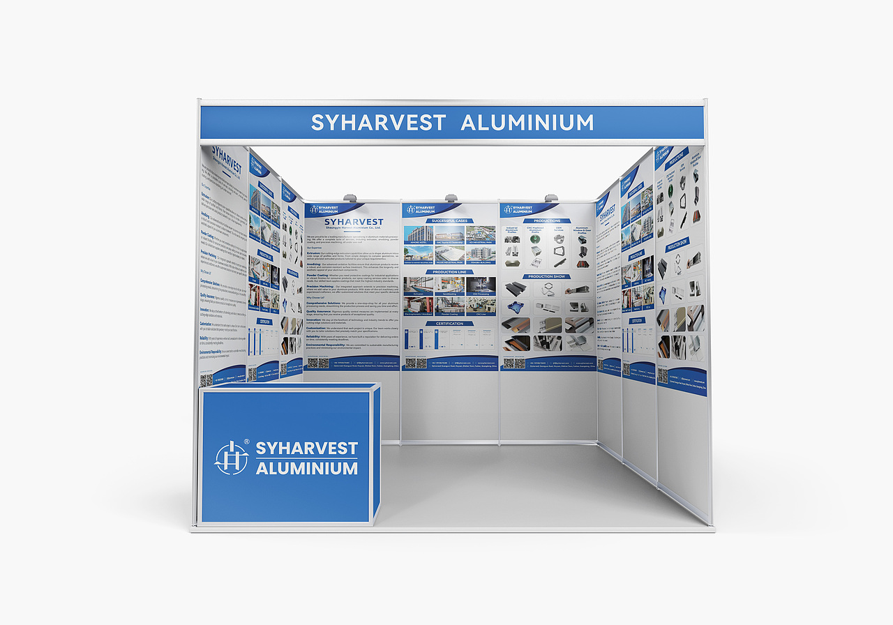 蓝色简洁商业风 展会设计 展会海报 外贸展会易拉宝（图ZMzkwODU3ODk2） - 宣传物料 - 站酷设计师Aria咦原创素材 - 站酷ZCOOL