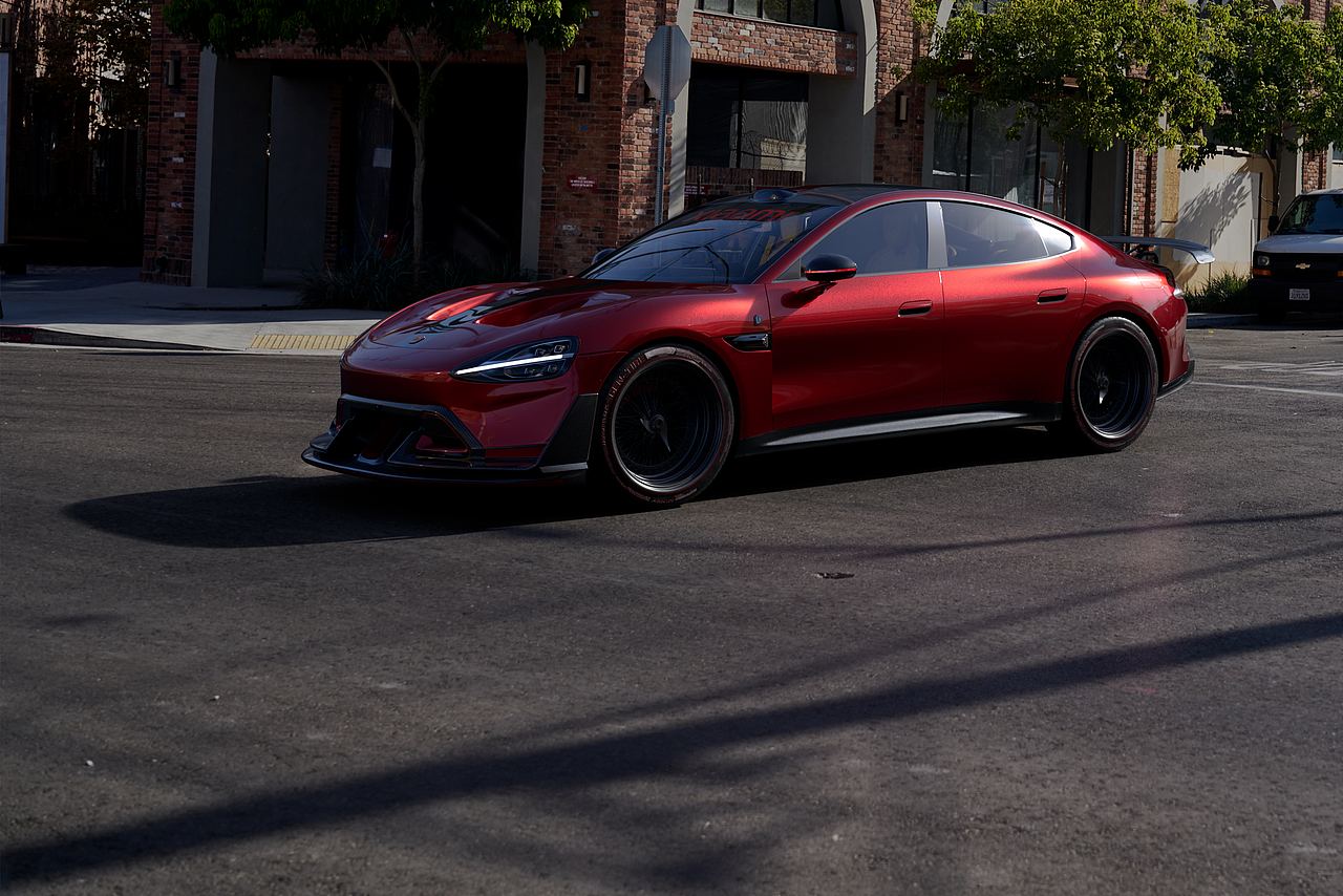 XIAOMI SU7 Ultra 汽车渲染6