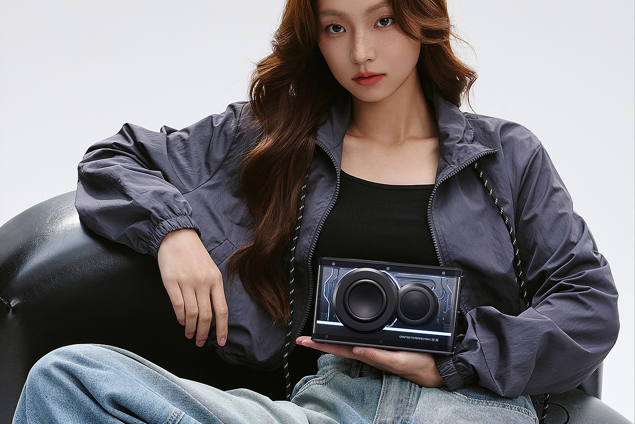 花再/NEW PLAY赛博音箱（图ZMzkwODYwMTY0） - 电子产品 - 站酷设计师花再设计原创素材 - 站酷ZCOOL