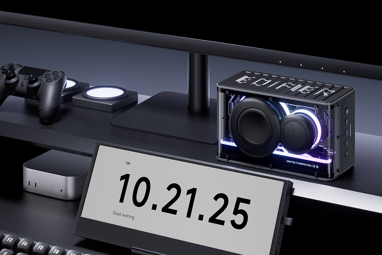 花再/NEW PLAY赛博音箱（图ZMzkwODYwMTcy） - 电子产品 - 站酷设计师花再设计原创素材 - 站酷ZCOOL