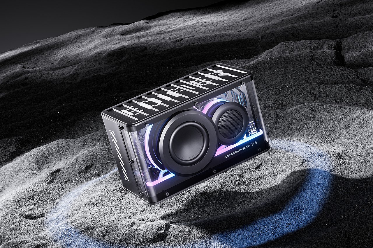 花再/NEW PLAY赛博音箱（图ZMzkwODYwMTMy） - 电子产品 - 站酷设计师花再设计原创素材 - 站酷ZCOOL