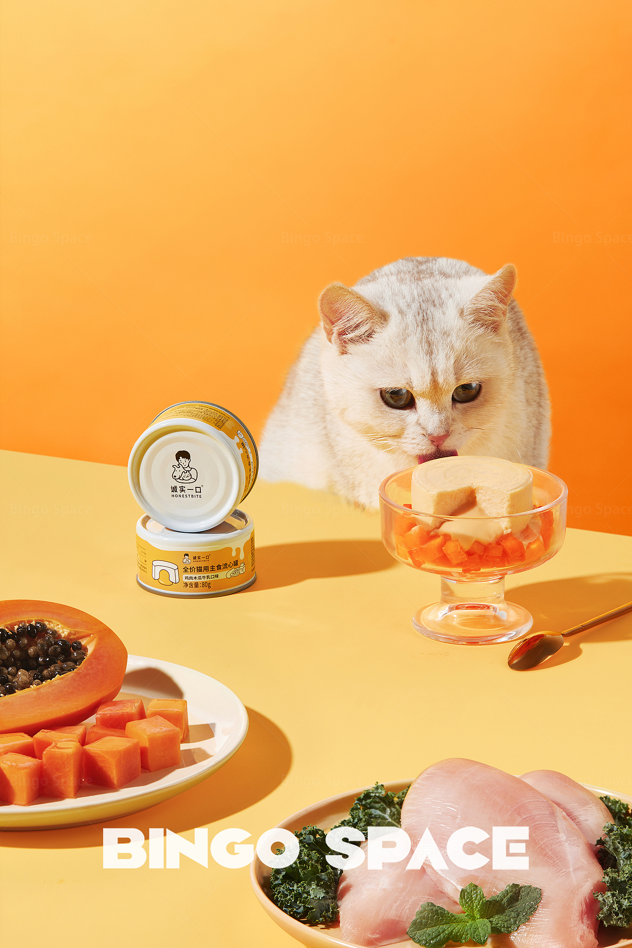 产品摄影｜猫粮主食罐头｜诚实一口（图ZMzkwODY2ODYw） - 产品摄影 - 站酷设计师BingoSpace原创素材 - 站酷ZCOOL