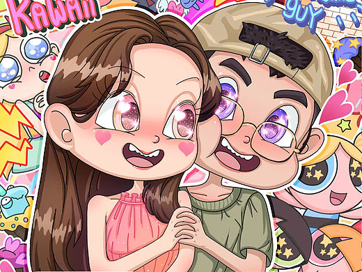 这画风真的太爱了