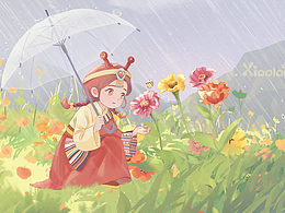 下雨了 