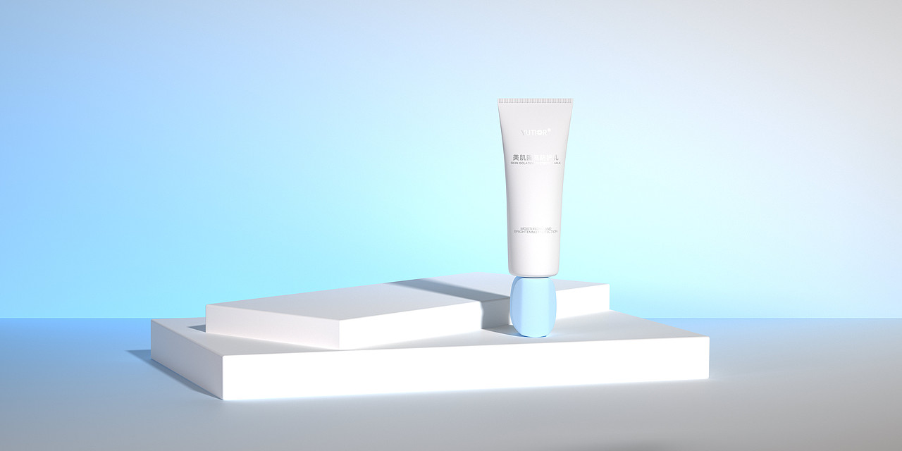 悠塔美肌隔离防护乳包装设计产品设计防晒设计