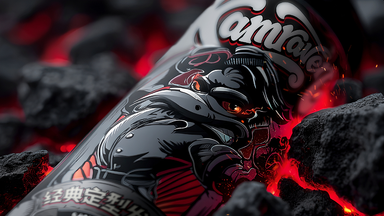 Z 世代必看!美式复古发胶包装设计|快消品|男士美妆