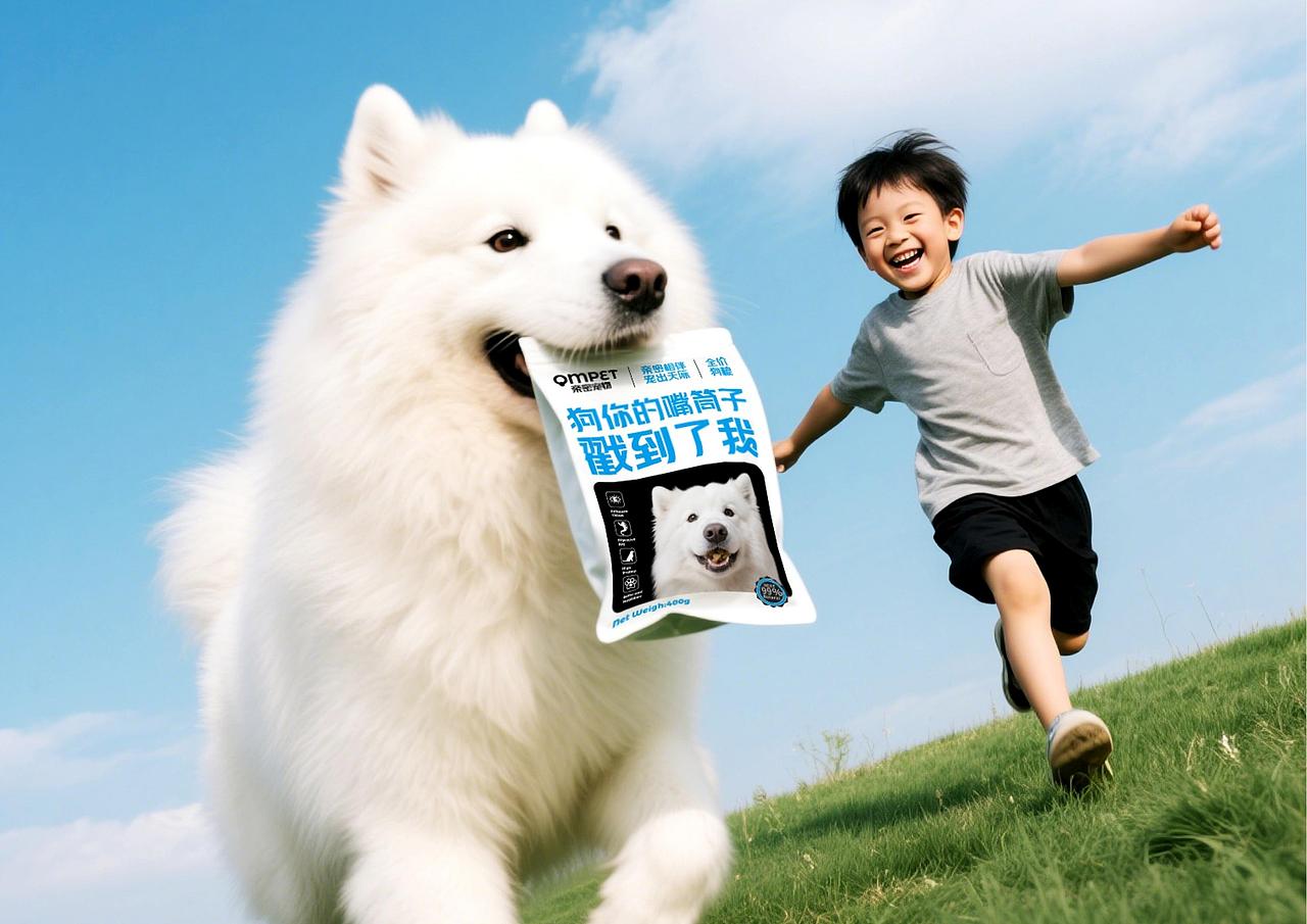 狗你的嘴筒子戳到了我-亲密宠物品牌全案策划包装系统