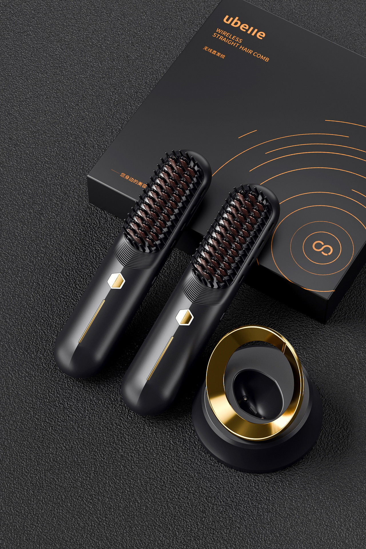 负离子直发梳最近渲染（图ZMzkwODk4MjIw） - 电商 - 站酷设计师诸葛不亮I原创素材 - 站酷ZCOOL