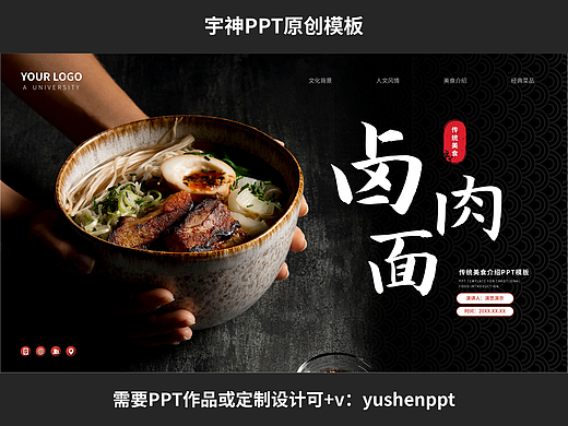 卤肉面世界美食介绍PPT