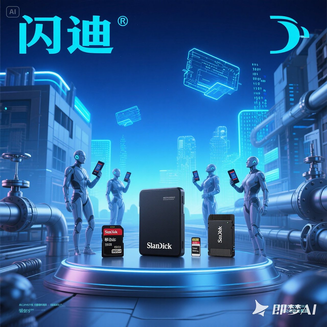 移动硬盘系列品牌”闪迪“外观设计思路