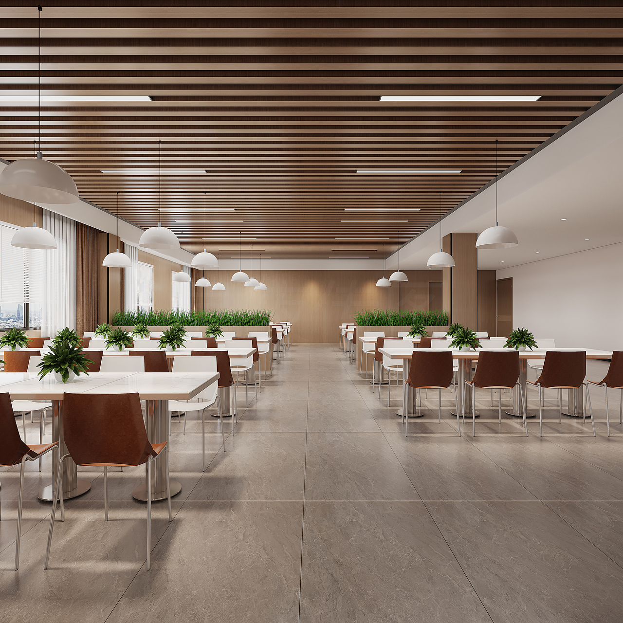 现代风格别墅效果图