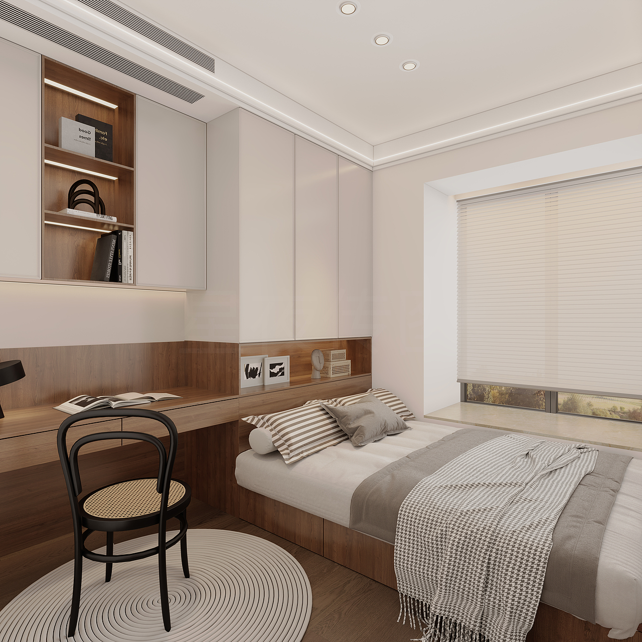 现代风格别墅效果图