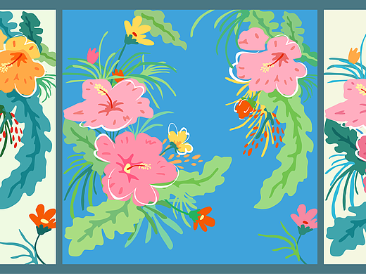 花团锦簇复古大花