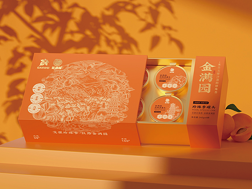 金满园-戈壁珍珠杏礼盒设计