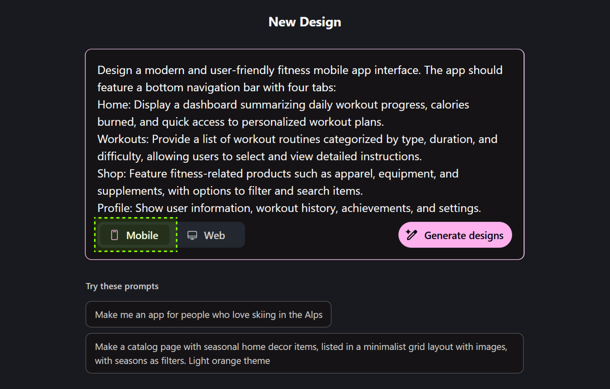 我测了Google Stitch:AI 直接出 UI 源文件,Figma 的压力不小了......(图ZMTUwOTgyMzY=) - 评测 - 站酷设计师言川Artie原创素材 - 站酷ZCOOL