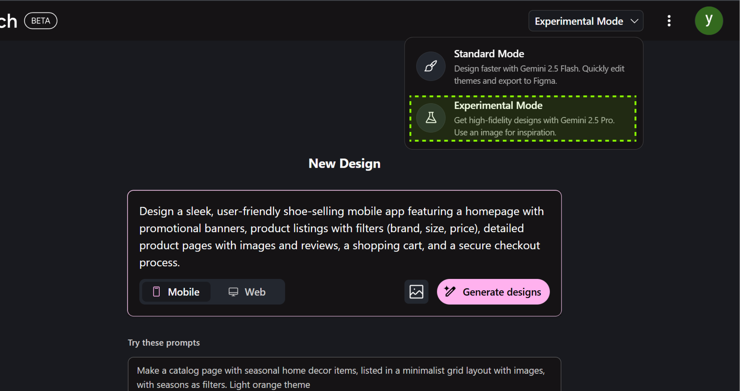 我测了Google Stitch:AI 直接出 UI 源文件,Figma 的压力不小了......(图ZMTUwOTgyNzI=) - 评测 - 站酷设计师言川Artie原创素材 - 站酷ZCOOL