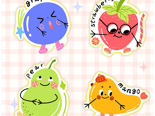 水果贴纸