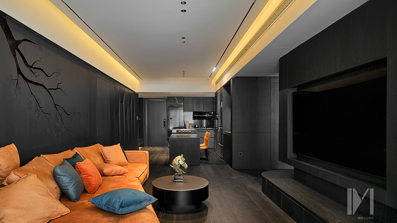 空间摄影 | 暗黑调私宅