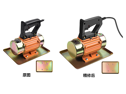 混凝土抹光机精修对比展示