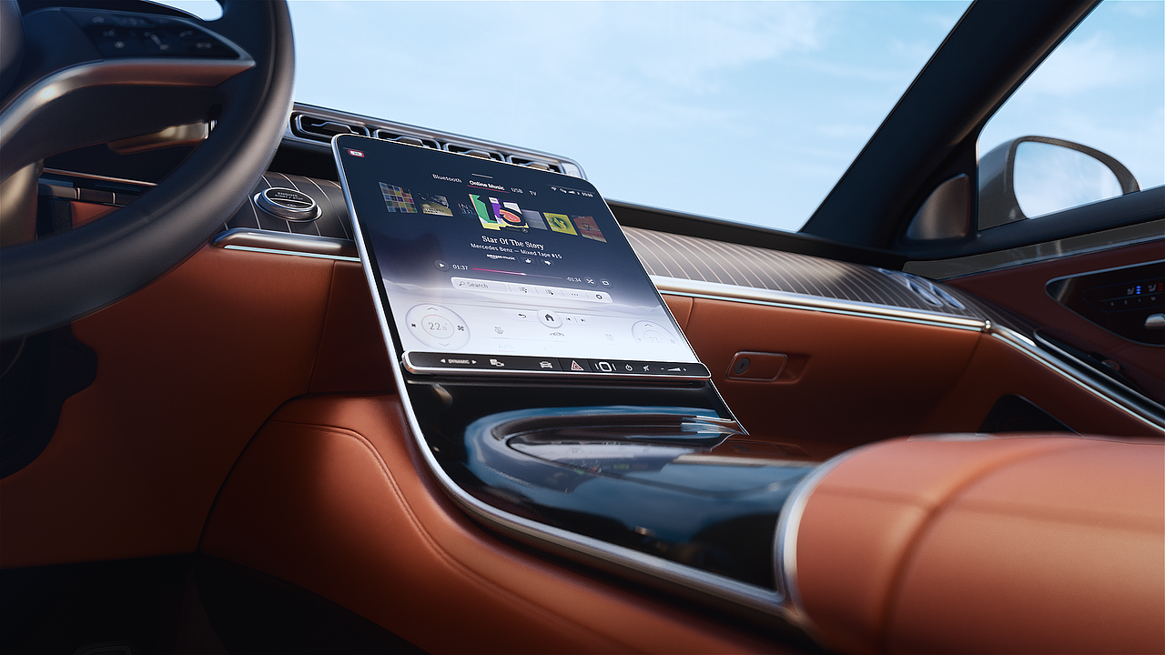 Benz汽车内饰渲染练习