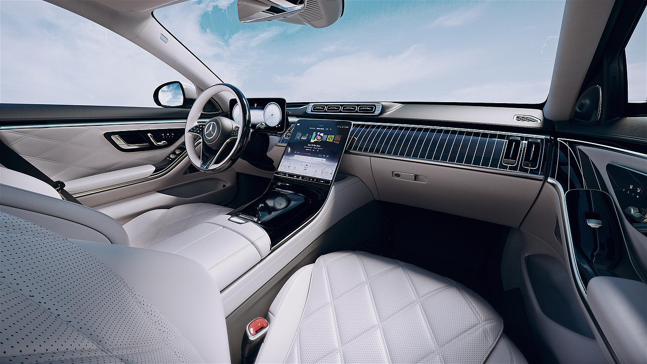 Benz汽车内饰渲染练习